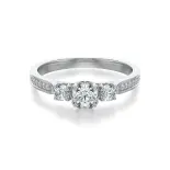 Pierścionek białe złoto z diamentami AJPZ_088